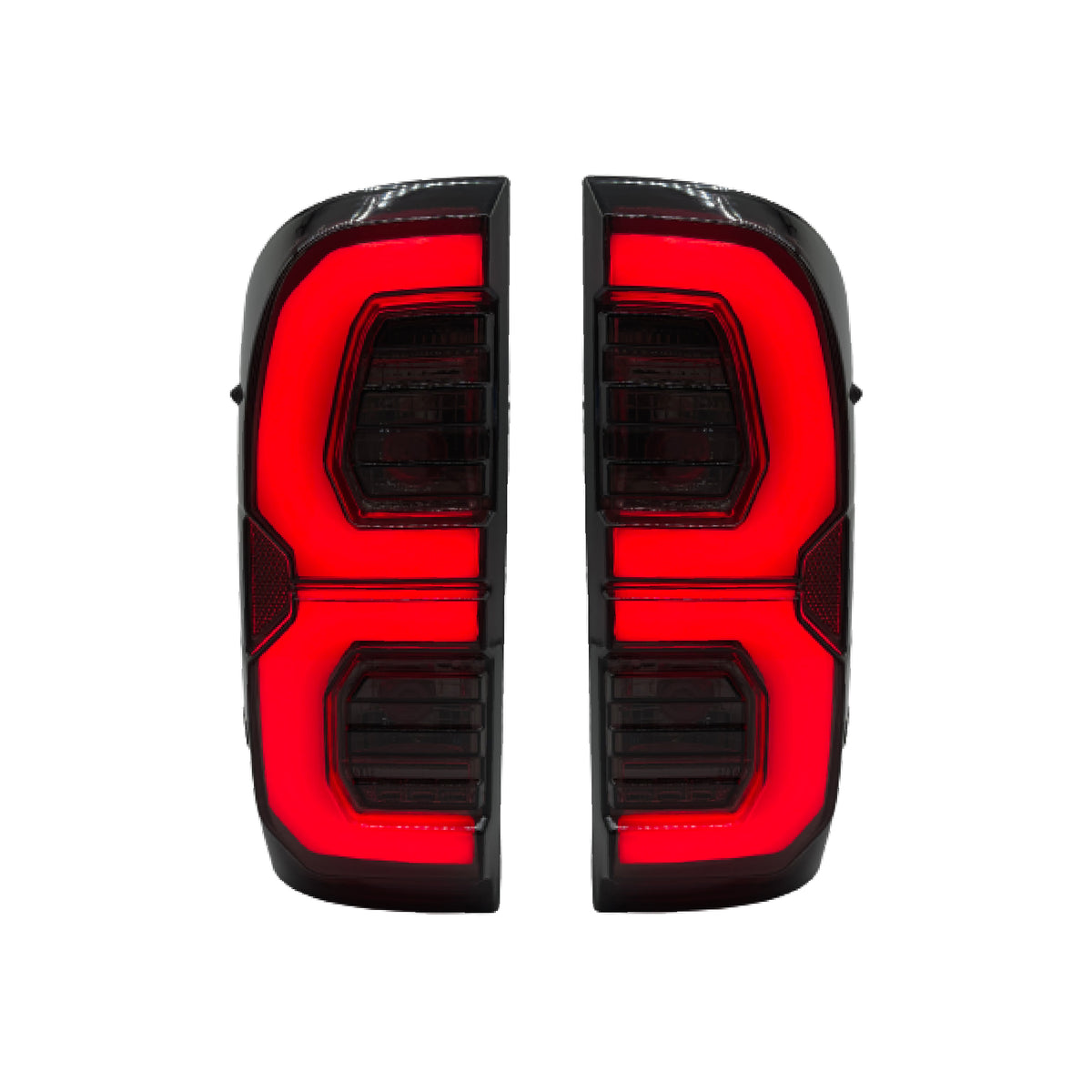 LED TailLights Suitable For Toyota Hilux 2005 2015 Blacked Out V2