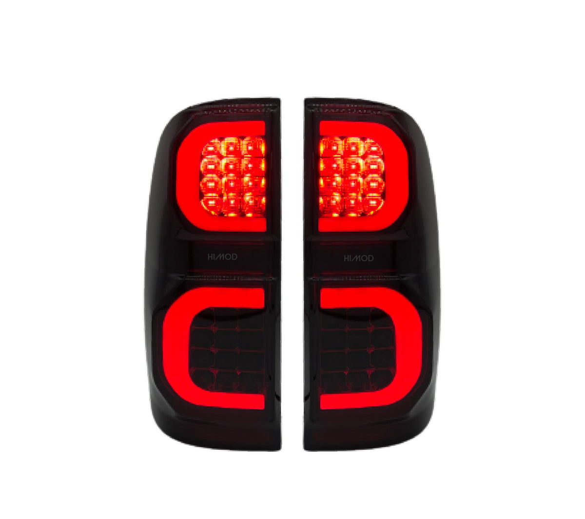 LED TailLights Suitable For Toyota Hilux 2005 2015 Blacked Out V1