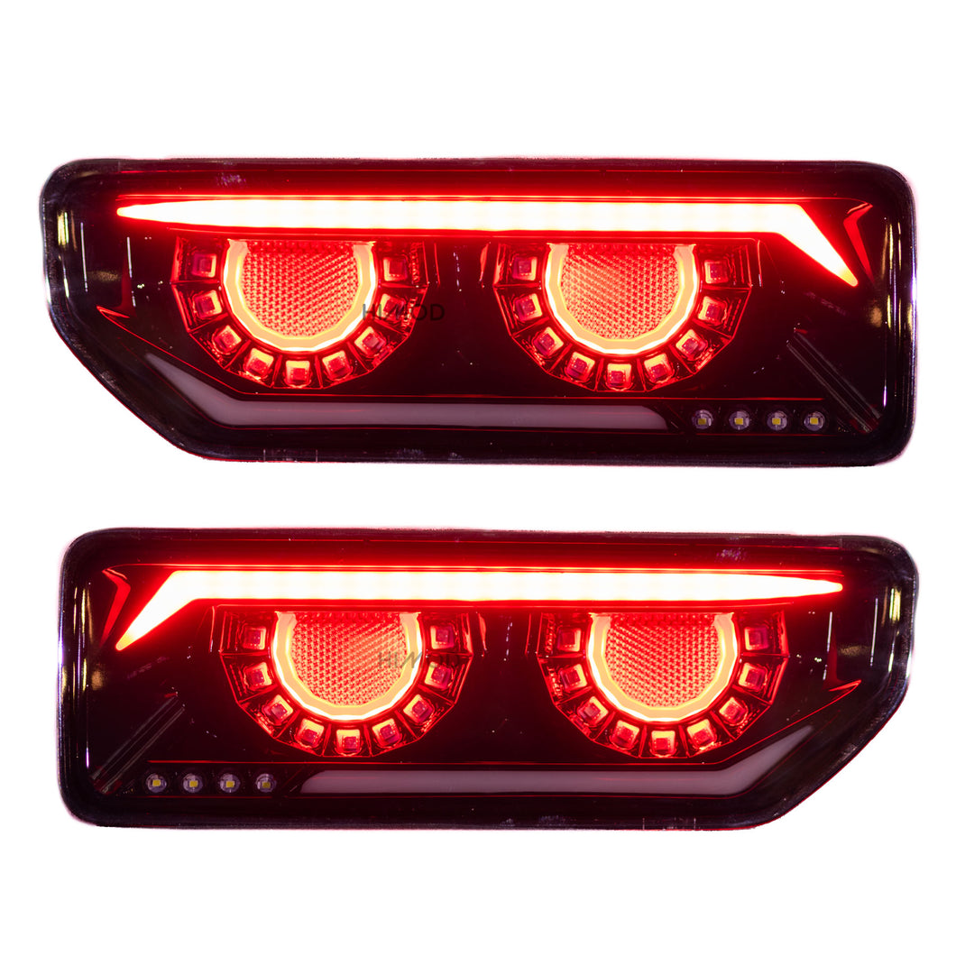 Drakon Series LED Tray Tail Lights | ( Pair ) Black