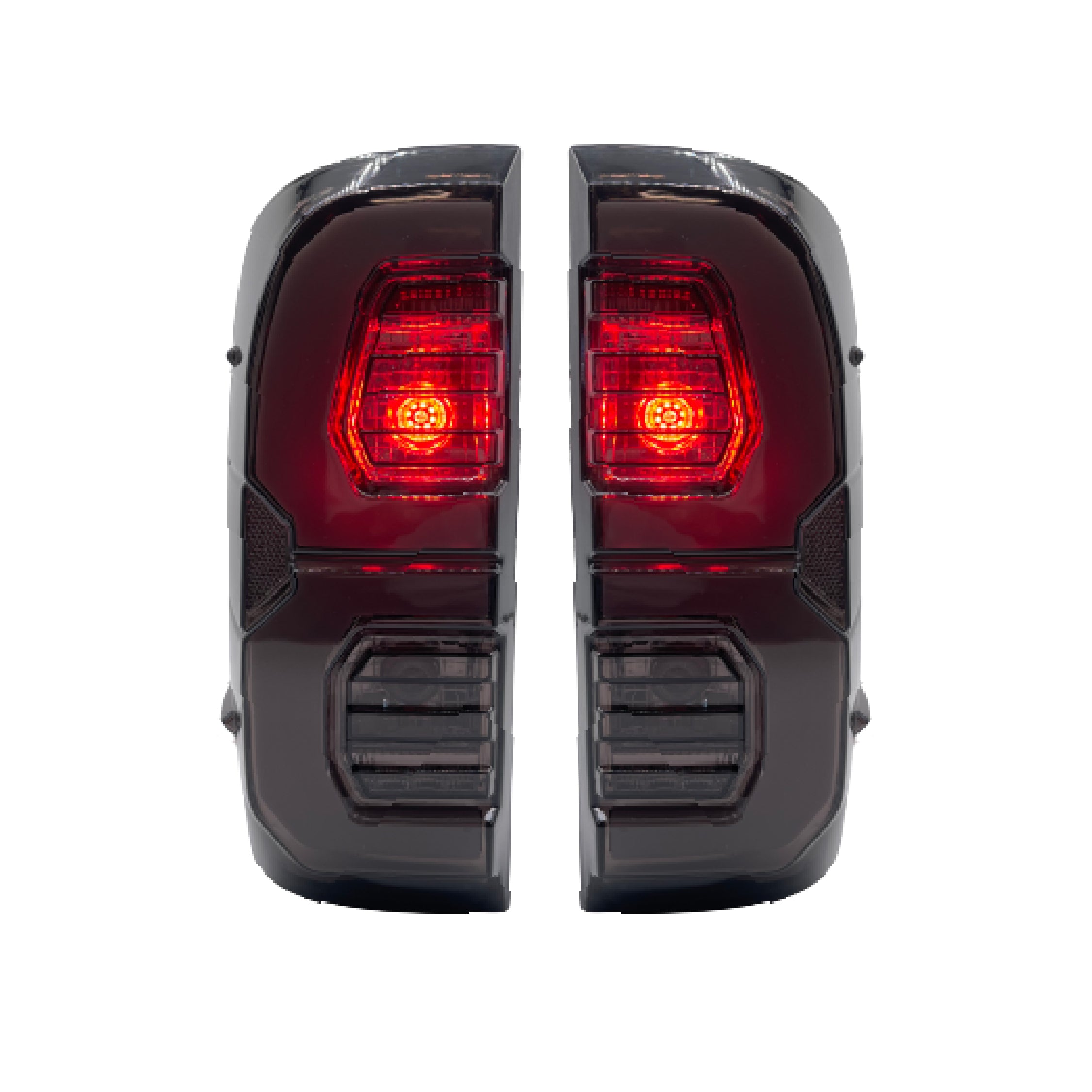 LED TailLights Suitable For Toyota Hilux 2005 2015 Blacked Out V2