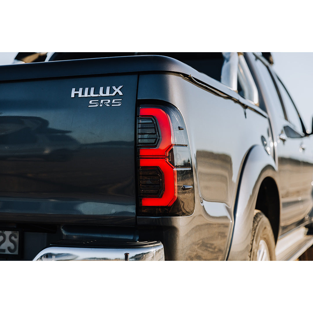 LED TailLights Suitable For Toyota Hilux 2005 2015 Blacked Out V2