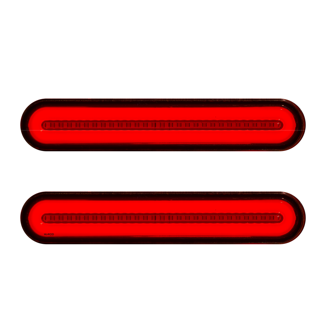 Slim Line Tail Lights | LED Blacked Out ( Pair )