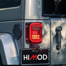 Load image into Gallery viewer, Jeep Wrangler 2007 - 2017 LED Tail-Lights | Red | Black
