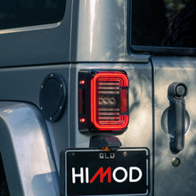 Load image into Gallery viewer, Jeep Wrangler 2007 - 2017 LED Tail-Lights | Red | Black
