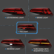 Load image into Gallery viewer, Blacked Out Sequential LED Tail Lights | Volkswagen Golf MK7 - MK7.5 2013 - 2021
