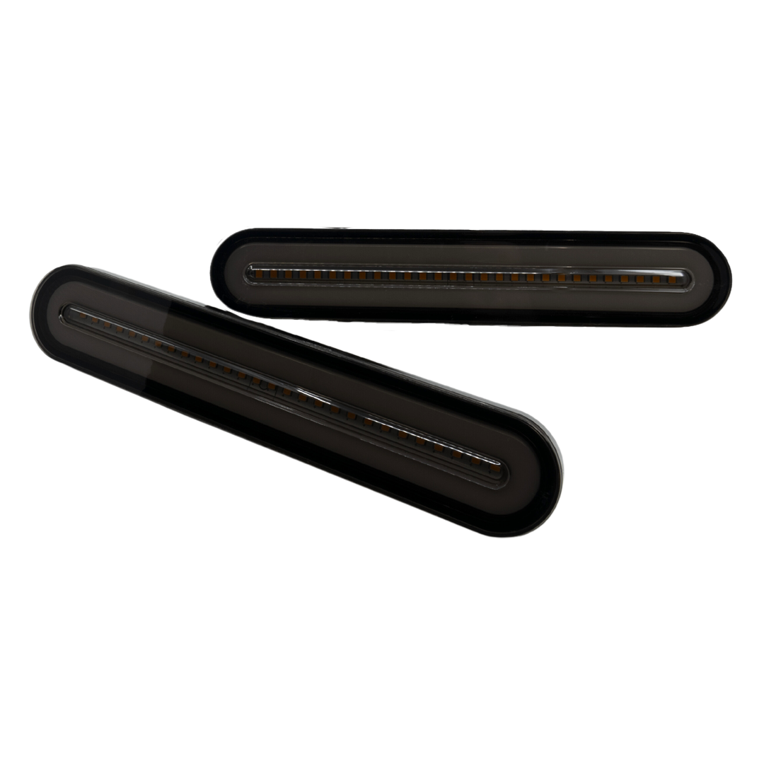 Slim Line Tail Lights LED Blacked Out ( Pair ) HIMOD